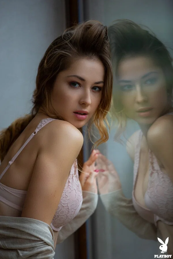 Beautiful erotic teen Diana Lark bares small natural tits in the window  - Beautiful, Teen, Centerfold, Model, Family, Sexy, Pale, Solo, Skinny, Pussy  - Photo 13