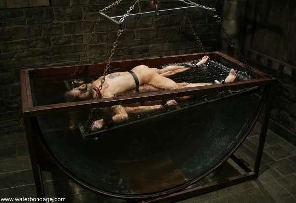 Water Bondage featuring Cassie, Kylie Wilde Hot Photos  - BDSM, Wet, Fetish, Bondage, Blonde, White  - Photo 19