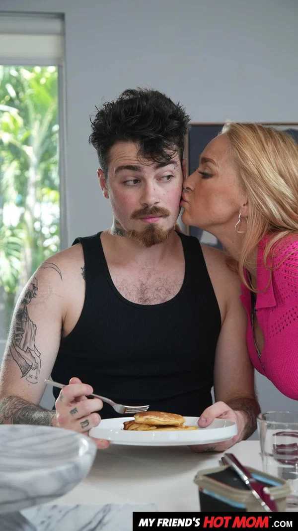 Busty MILF Wendy Raine fucks her son's hung friend & takes a facial  - Mom, MILF, Mature, Titjob, Facial, Pornstar, Big Tits, Redhead, Blowjob, Pussy  - Photo 8