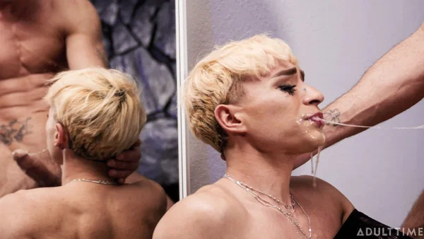 Muscular gay Roman Todd enjoys wild anal sex with hot femboy Ander Wolfson  - Twink, Crossdresser, Hardcore, Interracial, Short Hair, Blonde, Non Nude, Blowjob, White, Brunette  - Photo 12