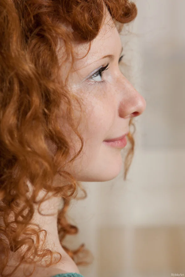 Curly-haired redhead Rochelle exposes her sexy body and poses on her bed  - Redhead, Curly, Teen, Face, Perfect, Pussy, Babe, Tiny Tits, Spreading, Glamour  - Photo 14