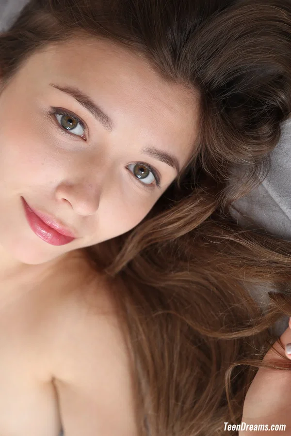 Lovely Ukrainian babe Mila Azul teases with her beautiful big tits on her bed  - Cute, Teen, Natural Tits, Ukrainian, Amateur, Sexy, Perfect, Big Tits, Centerfold, Skinny  - Photo 10