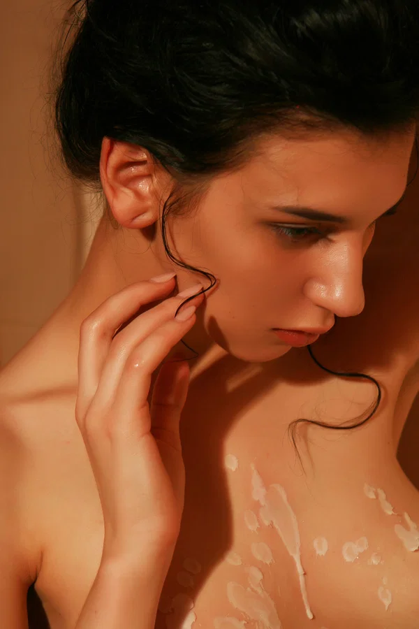 Enticing beauty Alice E isn't afraid to pour wax all over her amazing body  - Teen, Lesbian, Glamour, Piercing, Nipples, Model, Pussy, Spreading, Cute, Non Nude  - Photo 13