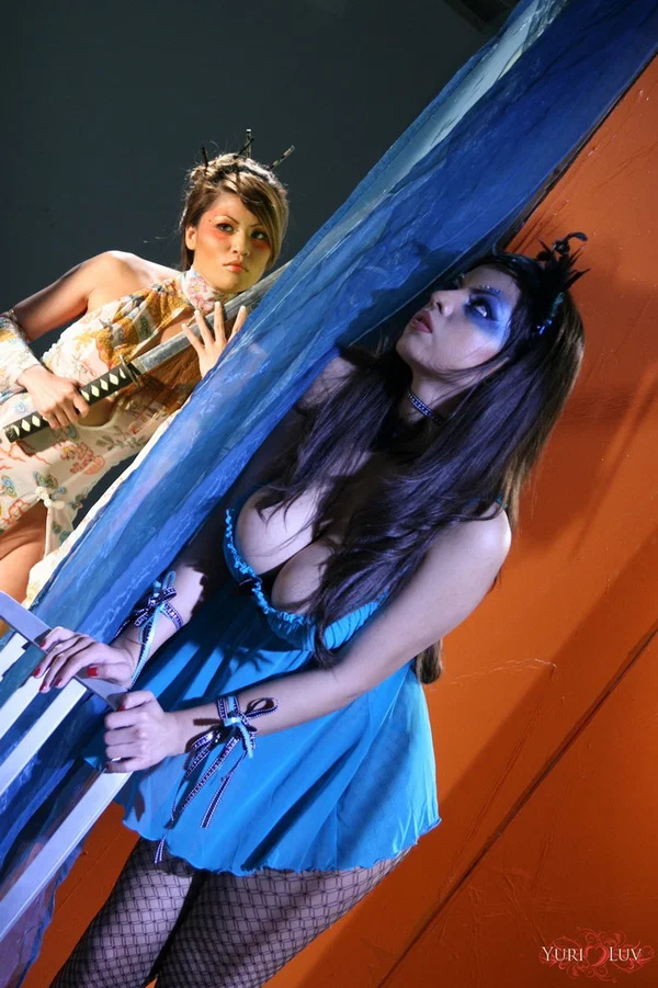 Top pornstars Yuri Luv & Charmane Star don cosplay outfits for lesbian sex  - Cosplay, Asian, Latina, Pornstar, Pussy Licking, Big Tits, Mature, Ass, Pantyhose, Reality  - Photo 1