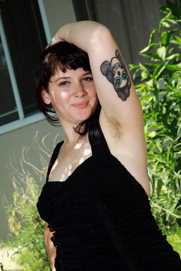 Cute young girl bares her hairy pussy on patio furniture in black heels  - Hairy, Teen, Amateur, Cute, Pussy, Outdoor, Spreading, Non Nude  - Photo 3