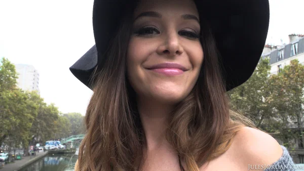 French female Cara Saint Germain sports a facial after having sex  - Pornstar, Spreading, Sexy, Brunette, Pussy, Outdoor, Blowjob, Non Nude  - Photo 1