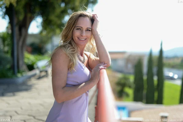 Blonde amateur masturbates at home after a display of public exhibitionism  - Amateur, MILF, Spreading, Blonde, Clothed, Panties, Outdoor, Lingerie, Big Tits, Pussy  - Photo 3