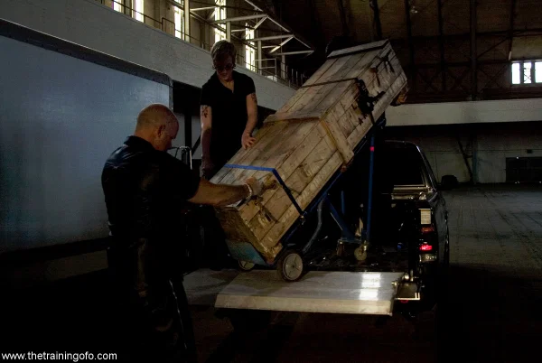 Julie Night is freed from a wooden box before being placed in bondage  - BDSM, Bondage, Mature, MILF, Brunette, Non Nude, Pussy, White  - Photo 14