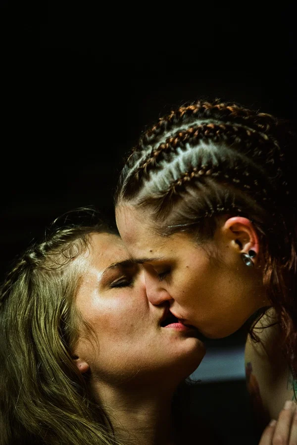 Lesbian fighters Silvia Rubi & Viktoria Vaar strip & fuck during the match  - Tribbing, MILF, Public, Gym, Sports, Tattoo, Face, Kissing, Ass, Spreading  - Photo 15