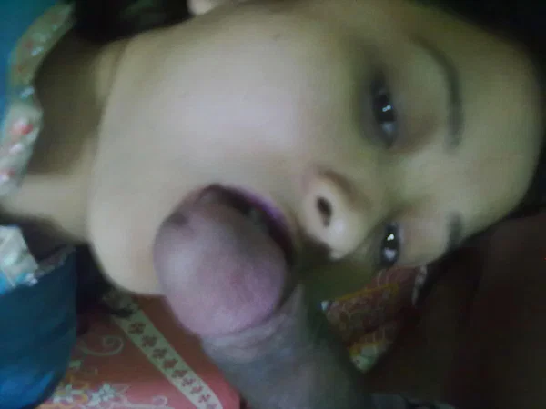 Indian wife changes attire while pleasuring her husband on bed POV style  - Indian, POV, Wife, Clothed, Brunette, Blowjob, Big Cock, Feet, Nipples, Tiny Tits  - Photo 7