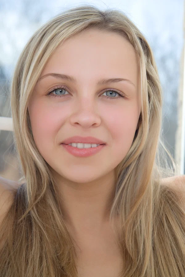 Beautiful naked teen Luciana A displays her delicious shaved pussy up close  - Babe, Blonde, Beautiful, Pussy, Face, Teen, Cute, Stockings, Solo, Glamour  - Photo 12