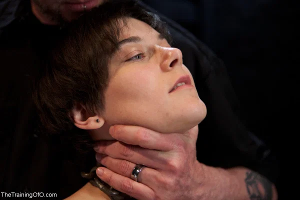 Caucasian girl with short hair Alice Kingsnorth is flogged by a sadist in a dung  - BDSM, Short Hair, Bondage, MILF, Fetish, Natural Tits, Face, Sexy, Tiny Tits, Brunette  - Photo 8
