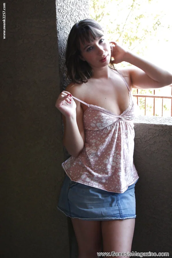 Girl next door Louisa Lanewood flashing all natural tits and bare ass  - MILF, Pornstar, Babe, Ass, Hairy, Skirt, Undressing, Panties, Upskirt, Beautiful  - Photo 2