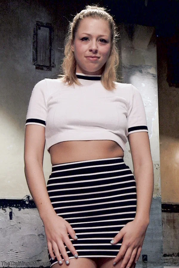 Petite blonde Zoey Monroe is invited to suck cock before being fucked in the ass  - Deepthroat, Bondage, Squirting, Anal, MILF, BDSM, Blowjob, Petite, Pussy, Blonde  - Photo 1