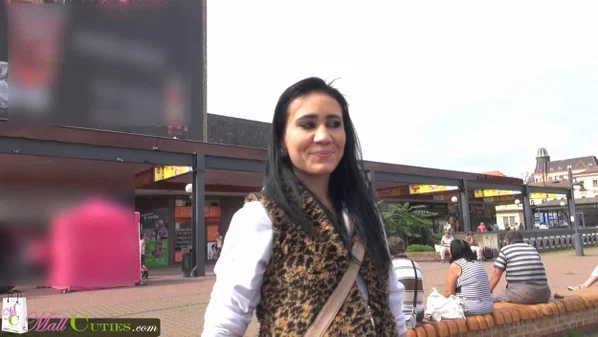 Dark haired teen Nicol has outdoor sex after shopping at a mall  - Public, Ass Fucking, Brunette, POV, Close Up, Blowjob, Outdoor, Teen, Undressing, Doggy Style  - Photo 1