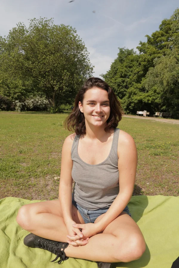 British first timer gets naked in an expansive field during the day  - Amateur, PAWG, Outdoor, Clothed, British, Non Nude, Ass, Hairy, Nipples, Undressing  - Photo 6