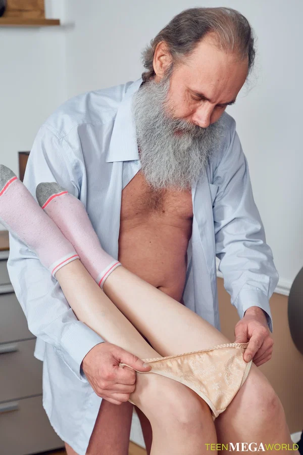 Skinny teen Milana Witch getting fucked & facialed by her old teacher  - Old Young, Socks, Old Man, Russian, Cowgirl, Amateur, Teen, Nipples, Pussy, Hardcore  - Photo 7
