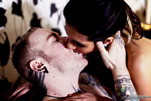 Dark-haired girl with tattoos Holly D gets banged by her inked lover  - Pussy Licking, Blowjob, Kissing, Ass Fucking, Doggy Style, Hardcore, Spreading, Handjob, Tattoo, Nipples  - Photo 10