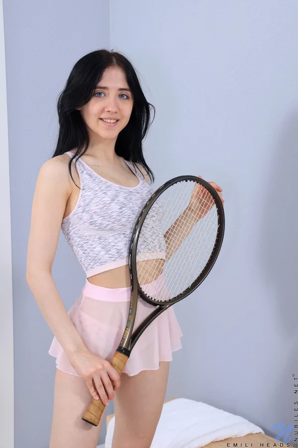 Petite brunette Emili Heads spreads her tight pink pussy in pink leg warmers  - Socks, Teen, Sports, Asshole, College, Cute, Pussy, Upskirt, Panties, Feet  - Photo 1