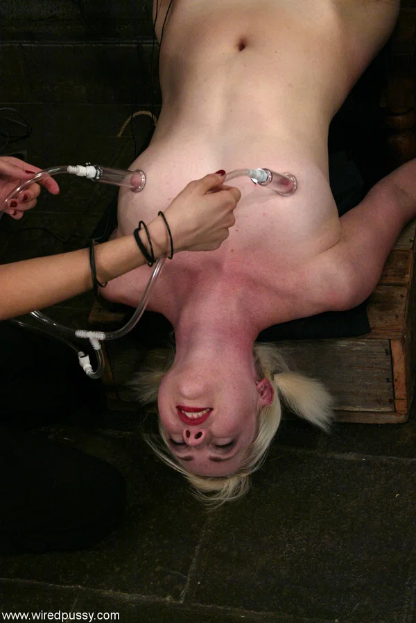 Restrained blonde Lorelei Lee is masturbated while being tortured  - Face, Police, BDSM, MILF, Bondage, Dildo, Lesbian, Tiny Tits, Blonde, Natural Tits  - Photo 7