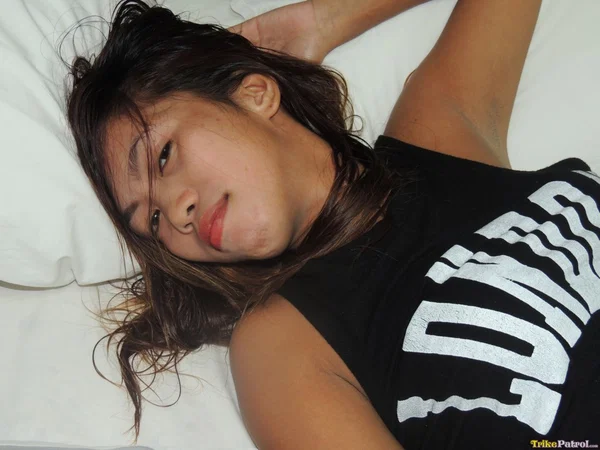 Tattooed Filipina Shonelle strips down naked and teases a big dick in POV  - Filipina, Pinay, Asian, Amateur, Tattoo, Tiny Tits, Pussy, Skinny, Clothed, Cumshot  - Photo 2