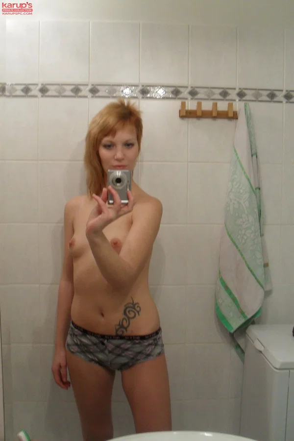 Amateur teen Electra Angel takes a photo of her body while showering herself  - Selfie, Tiny Tits, Bath, Teen, Face, Amateur, Redhead, Close Up, Ass, PAWG  - Photo 7