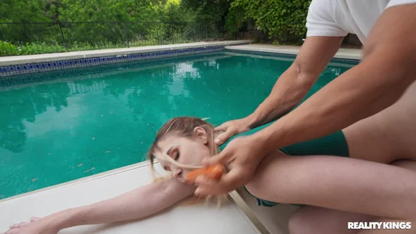Reality Kings performed by Christian Clay, Sophia Sterling Nude XXX  - Cumshot, Natural Tits, Reality, Hardcore, Pool, Outdoor, Tall, Ass, Close Up, Shaved  - Photo 8