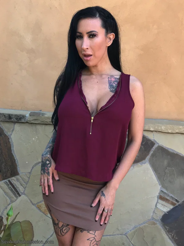 Sex And Submission featuring Lily Lane, Mr Pete Sex Images  - Hairy, BDSM, Bondage, Big Tits, White, Brunette, Pretty, Blowjob, Outdoor, Cowgirl  - Photo 1