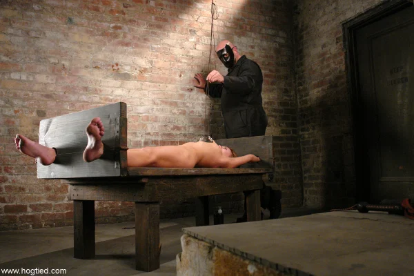 Hogtied featuring Holly Wellin XXX Gallery  - Bondage, BDSM, Tiny Tits, Petite, Nipples, Natural Tits, Feet, British, Close Up, Spanking  - Photo 18