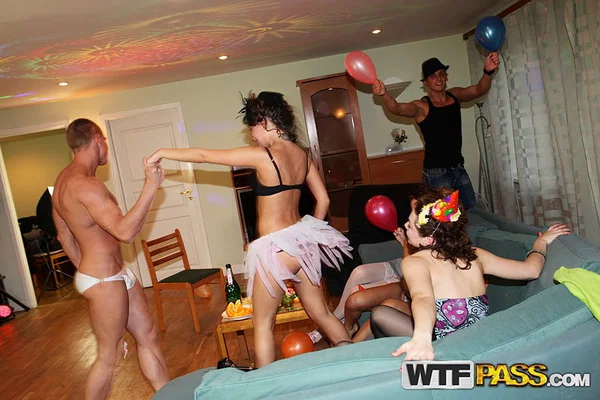 College students play lesbian sex games while getting drunk at a party  - Party, Upskirt, College, Reality, Stockings, Oiled, Clothed, High Heels, Bath, Pussy Licking  - Photo 9