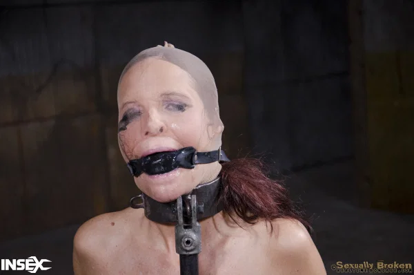 Restrained chick Syren de Mer struggles for air while being mouth fucked  - Bondage, Nipples, Deepthroat, Big Tits, BDSM, High Heels, Mature, Interracial, Stockings, MILF  - Photo 15