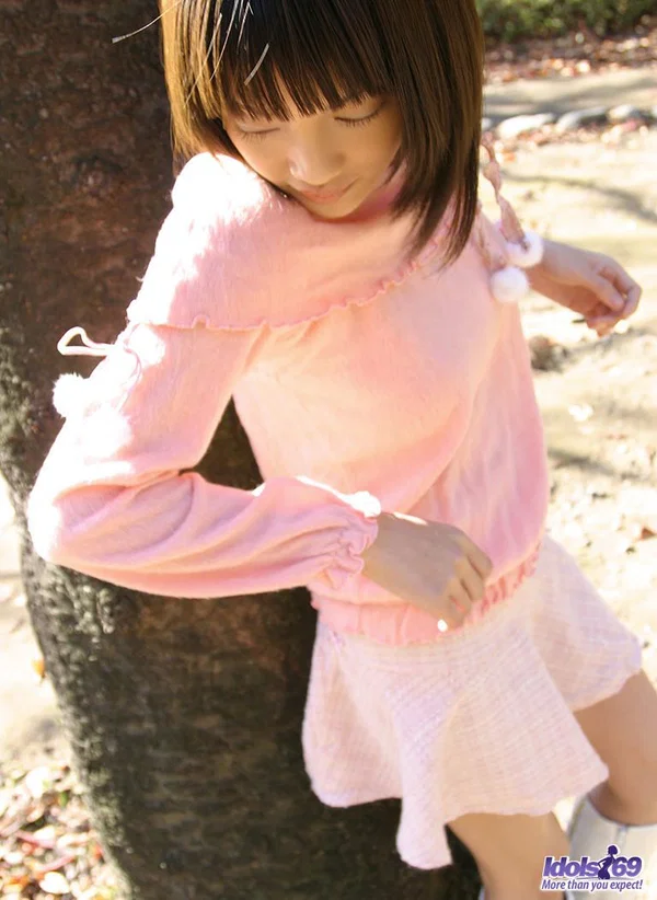 Cute Japanese girl Nana flashes her firm tits and cotton panties in the garden  - Japanese, Asian, Non Nude, Teen, Outdoor, Skirt, Panties, Babe, Upskirt, Boots  - Photo 1