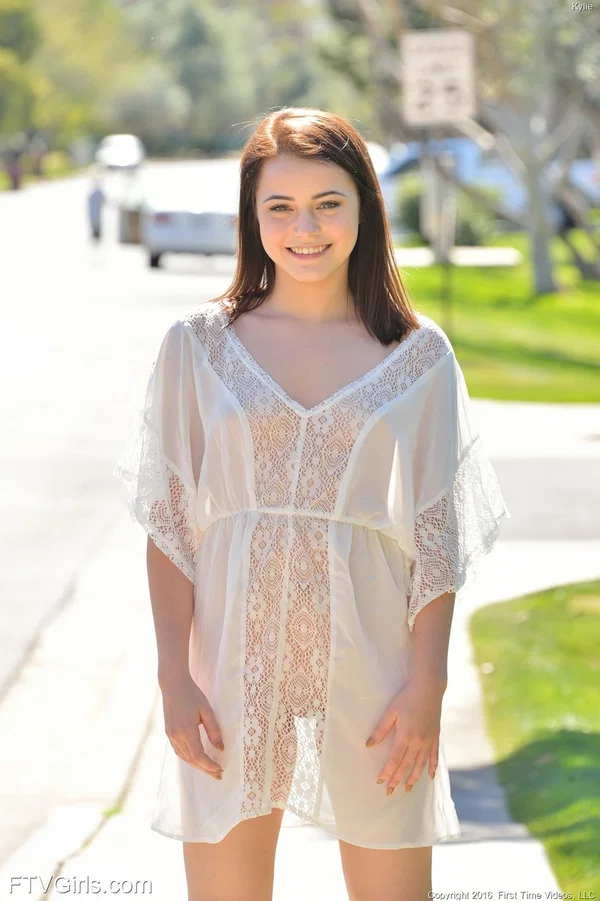Cute petite teen enjoys stuffing markers in her orgasmic pussy  - Teen, Socks, Legs, Outdoor, Clothed, Spreading, Babe, Brunette, Ass, Shaved  - Photo 1