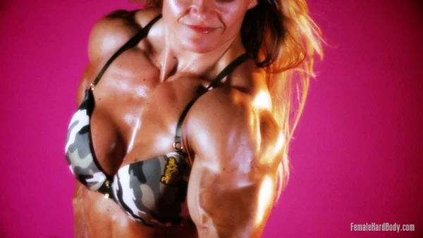 Blonde bodybuilder Brigita Brezovac showing off her incredible muscles  - Mature, MILF, Lingerie, Uniform, Sexy, Blonde, Big Tits, White, European, Non Nude  - Photo 12