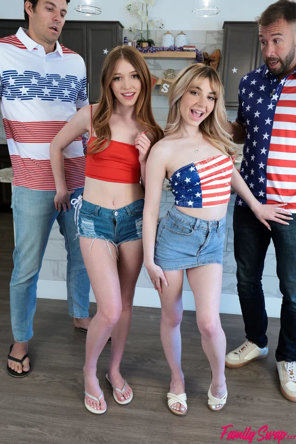 Family Swap XXX performed by Demi Hawks, Jay Smooth, Myra Moans XXX Images  - Party, Old Young, Family, Creampie, Swingers, Redhead, Massage, Petite, Blonde  - Photo 6