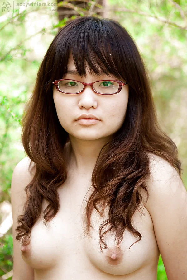 Petite Asian girl in glasses bares hairy vagina outdoors after slow strip  - Asian, Amateur, Outdoor, Glasses, Hairy, Panties, Close Up, Brunette, Undressing, Feet  - Photo 16