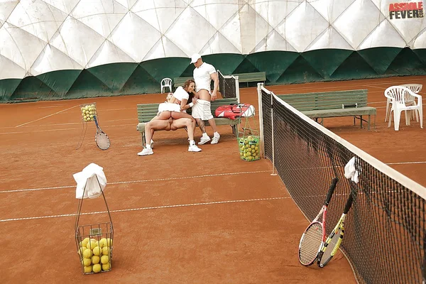 European tennis player Amirah Adara sports anal creampie after outdoor sex  - Sports, Outdoor, Groupsex, European, Threesome, Blowjob, Clothed, Pornstar, Skirt, Ass  - Photo 9