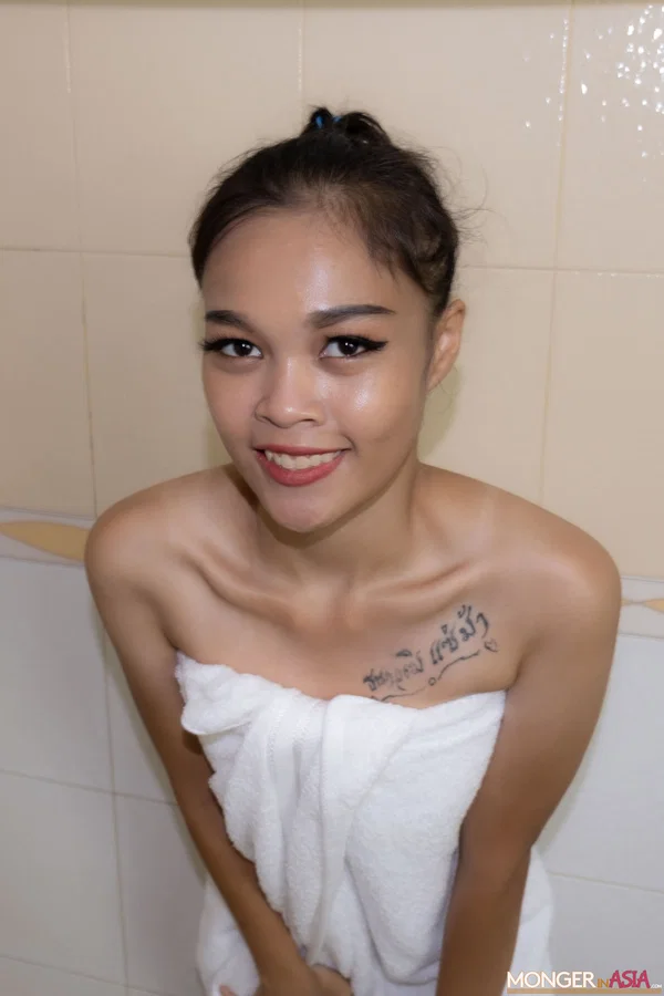 Petite Asian hooker with tiny tits Jenni posing naked in the bathroom  - Shower, Petite, Asian, Amateur, Tiny Tits, Teen, Sexy, Nipples, Skinny, Shaved  - Photo 5