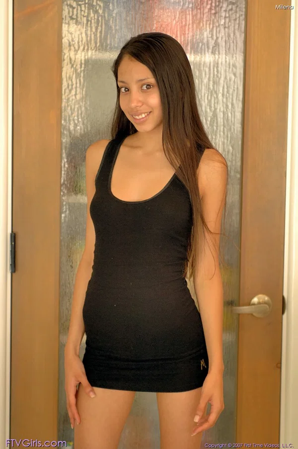 Petite amateur teen with a big ass Milena strips and poses in a solo  - Petite, Perfect, Skirt, Amateur, Massage, Tiny Tits, Natural Tits, Close Up, Nipples, PAWG  - Photo 1