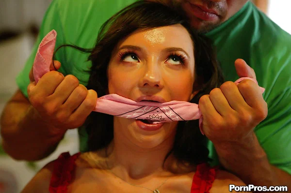 Young teen babe Jenny Anderson gets tied up and fucked hard  - Teen, Fetish, Socks, Hardcore, Face, Facial, Pussy Licking, Tiny Tits, Cumshot, Masturbation  - Photo 1