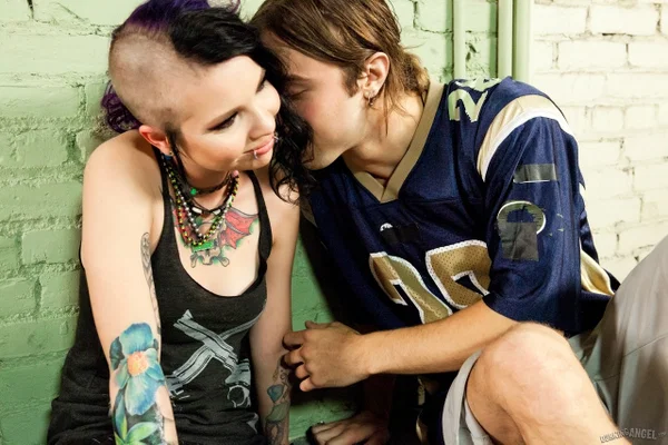 Cute alt girl Tara Toxic takes an open mouth cumshot after sex with a biy  - Fetish, Tattoo, Hardcore, Reality, Facial, Ass Fucking, Cumshot, Lingerie, Blowjob, Pussy Licking  - Photo 3