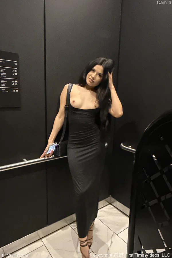 Amateur babe Camila shows her titties, ass and twat in the backseat of a car  - Public, Amateur, High Heels, Teen, Petite, White, Cute, Sexy, Pussy, Ass  - Photo 9
