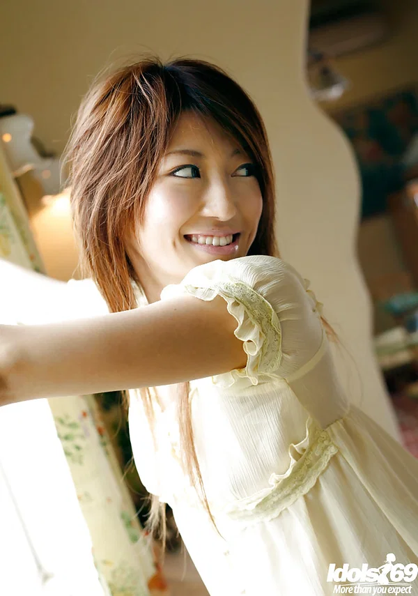 Foxy asian teen Yu Satome taking off her dress and posing in panties  - Japanese, Asian, Teen, Babe, Panties, Big Tits, Beautiful, High Heels, Solo, Legs  - Photo 1