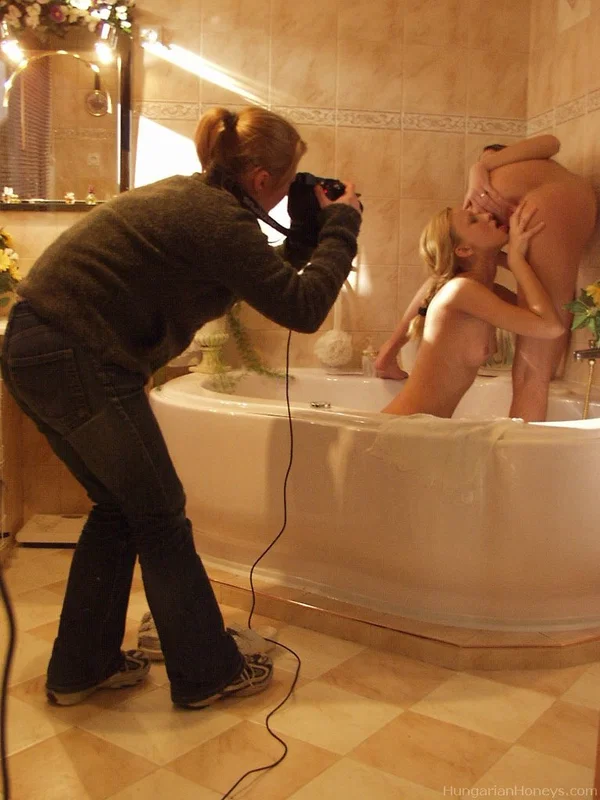 Horny teens with amazing tits Lenka Angel & Sandra Shine pose for the camera  - Lesbian, Ukrainian, Humping, Bath, MILF, Pornstar, Hungarian, Fingering, Skinny, Blonde  - Photo 17