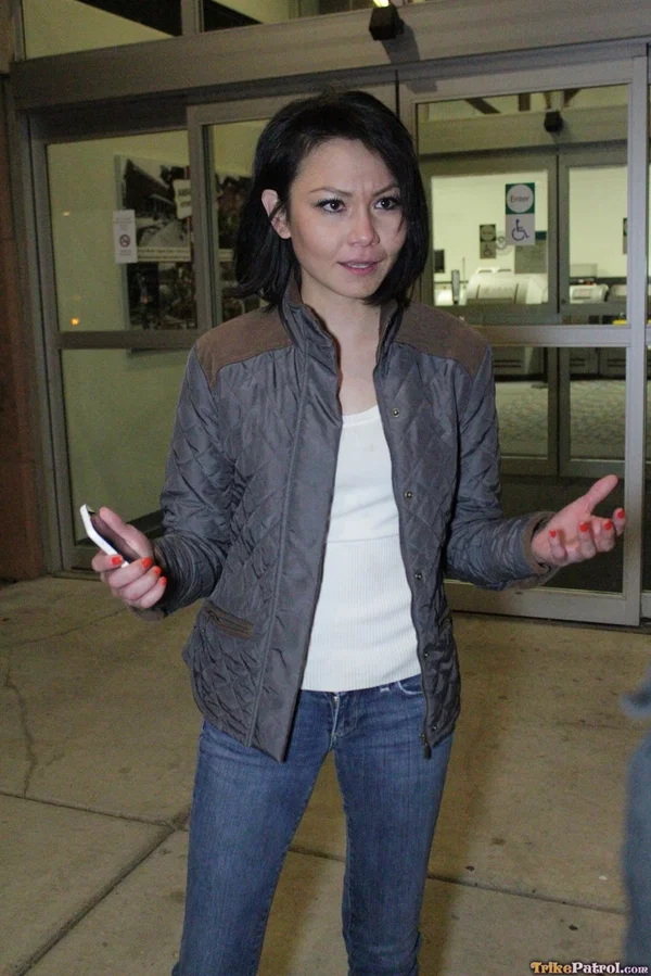 Brunette Asian babe Lidia Matic gets a thorough doggystyle pounding  - Filipina, Pinay, Public, Asian, Amateur, Hardcore, Doggy Style, Pale, Clothed, Kissing  - Photo 3