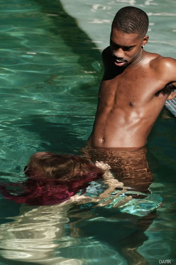 Slim pornstar Haley Reed gives interracial blowjob & eats cum in the shower  - Underwater, Bikini, Interracial, BBC, Shower, Cumshot, Tiny Tits, Tall, Teen, Cum In Mouth  - Photo 7