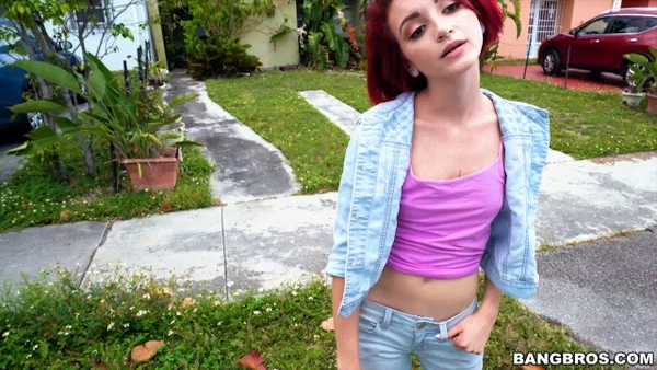 Redhead cutie Lola Fae enjoys assfucking and warm cum in the car  - Hardcore, Teen, Anal, Amateur, Redhead, Reality, Jeans, Petite, Short Hair, Skinny  - Photo 4