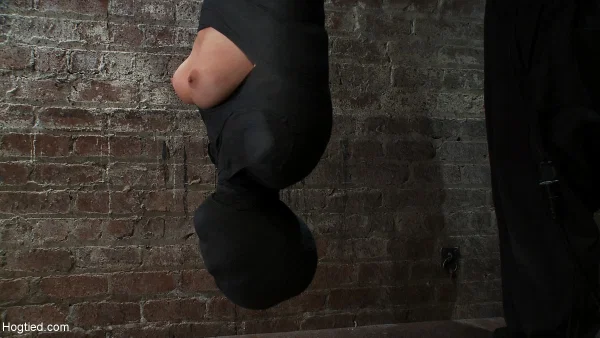 Hogtied starring Chloe Camilla Naked Pictures  - Blindfold, Bondage, BDSM, Close Up, Nipples, Feet, Big Tits, White  - Photo 7