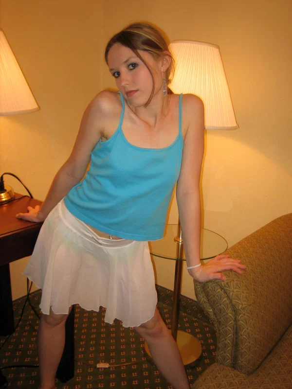 Cute amateur teen Kitty exposes her titties and rubs her pussy in a solo  - Amateur, Panties, Skirt, Upskirt, Beautiful, Big Tits, Nipples, Spreading, Babe, Short Hair  - Photo 6