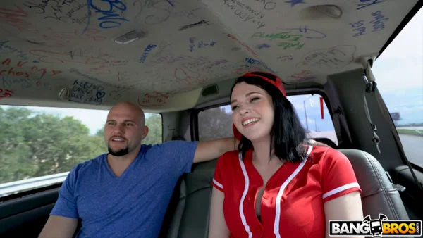 Brunette Aurora Roseris gets a hardcore fuck in the backseat of a car  - Ass Fucking, Amateur, Big Cock, Doggy Style, Clothed, Ass, Cumshot, Pussy, Reality, Handjob  - Photo 6